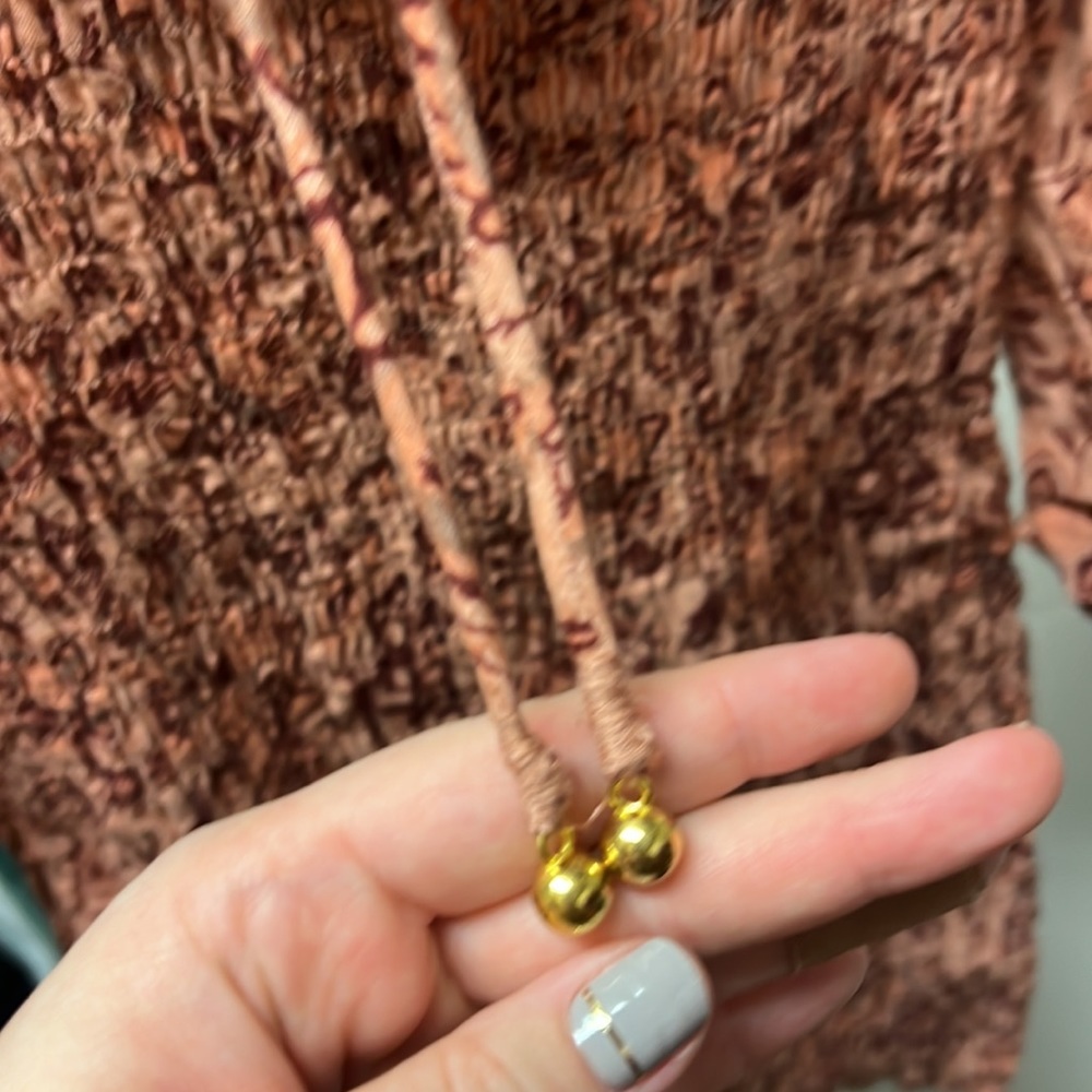Free People Apricot Combo Dress, size small - Picture 3 of 7